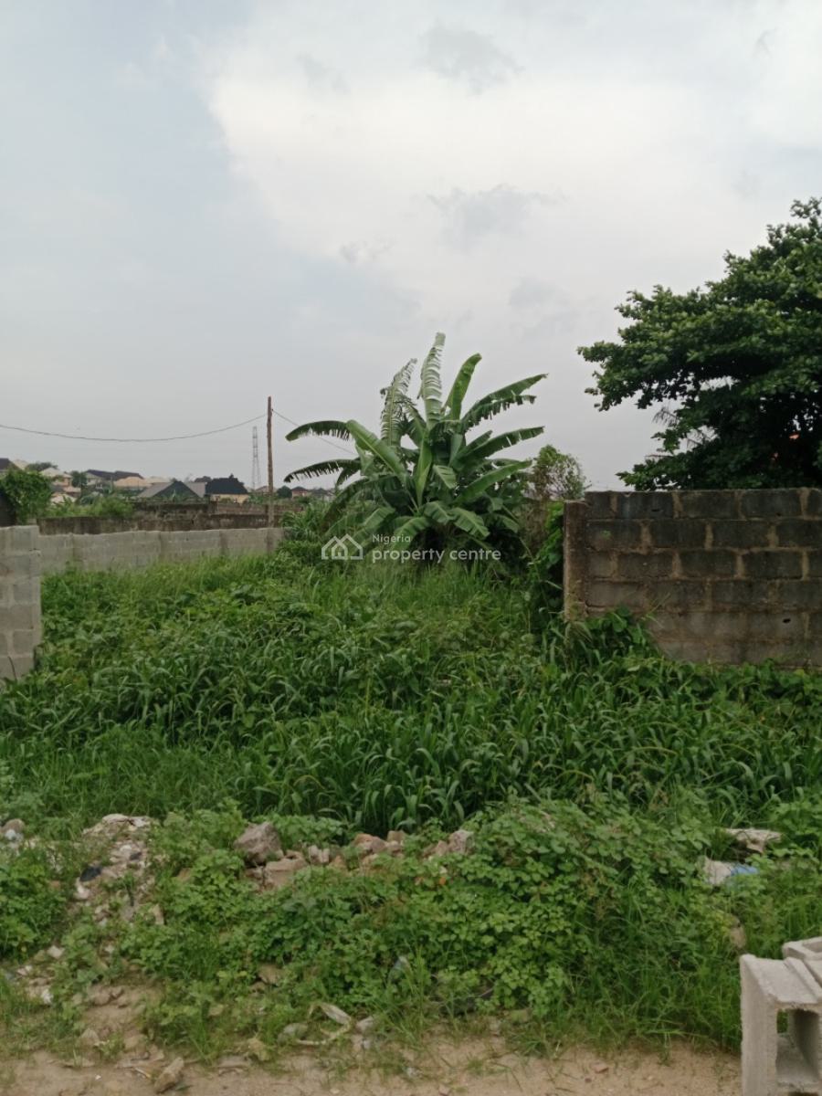Complete Half Plot of Land with Fence, Oke Ira, Ogba, Ikeja, Lagos, Residential Land for Sale