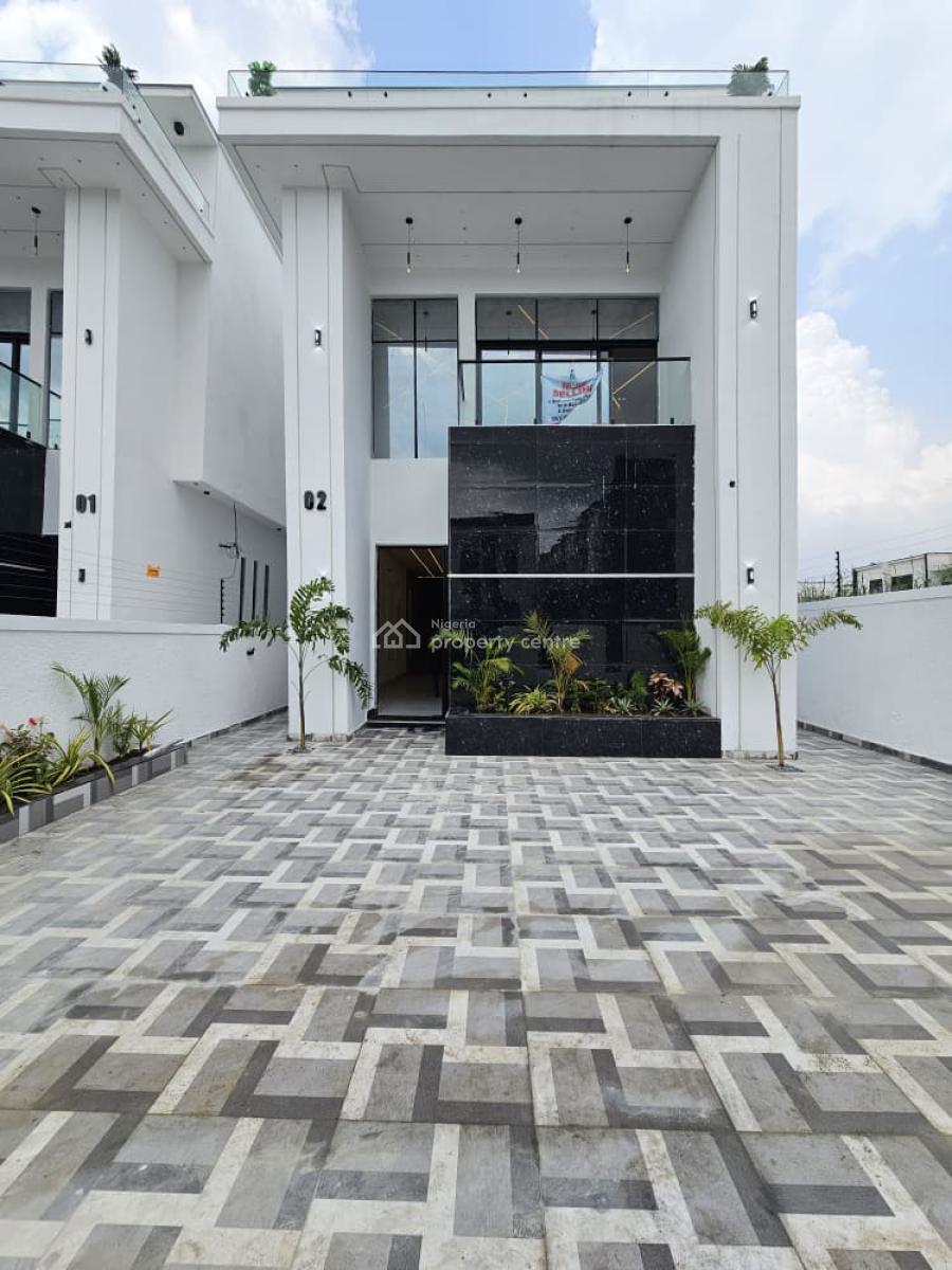 Exquisite Luxury Spacious 5 Bedroom Fully Detached Duplex with Bq, Ajah, Lagos, Detached Duplex for Sale