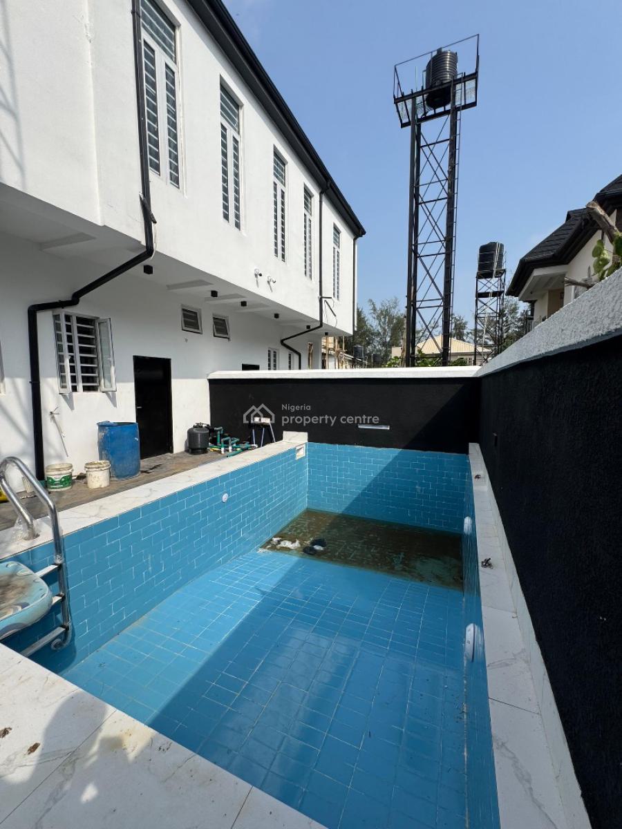 Spacious 5 Bedroom Detached Duplex with Pool , Bq  and Rooftop Terrace, Ikota, Lekki, Lagos, Detached Duplex for Sale
