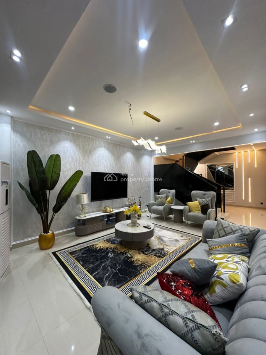 Luxuriously Furnished 3-bedroom Maisonette Duplex (no Bq), Osborne Phase 2 Estate, Osborne, Ikoyi, Lagos, Detached Duplex for Rent