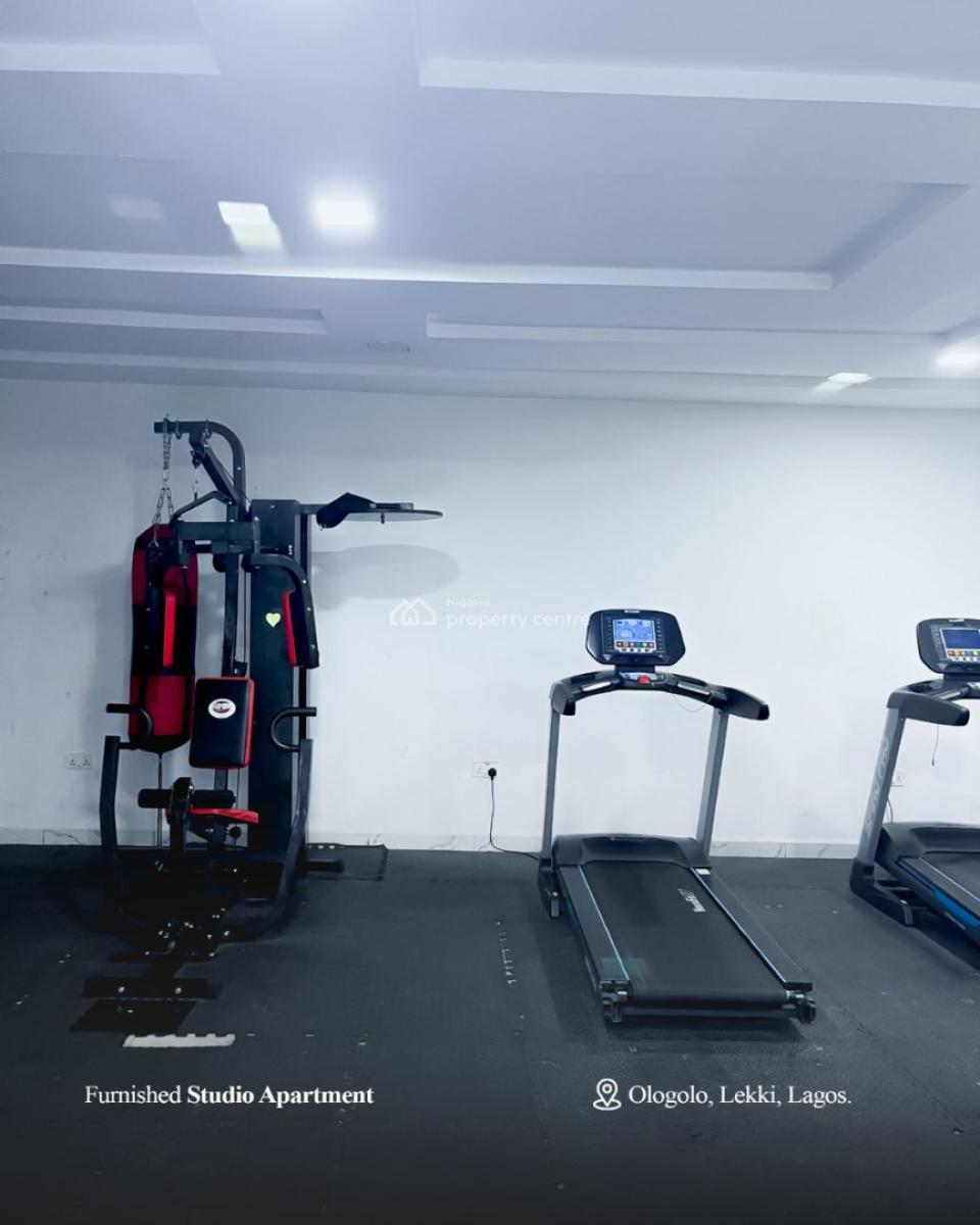 Fully Furnished Studio Apartment in Secure Estate with Pool & Gym, Spg Road, Ologolo, Lekki, Lagos, Flat / Apartment for Rent