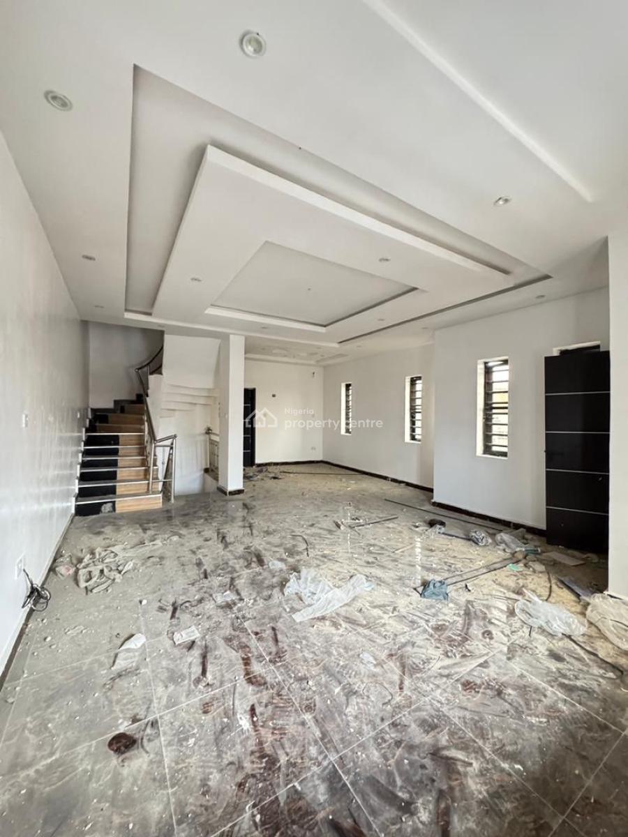 Newly Built 4 Bedroom Semi Detached Duplex with a Room Bq, in a Secured Neighborhood in Surulere, Surulere, Lagos, Semi-detached Duplex for Sale