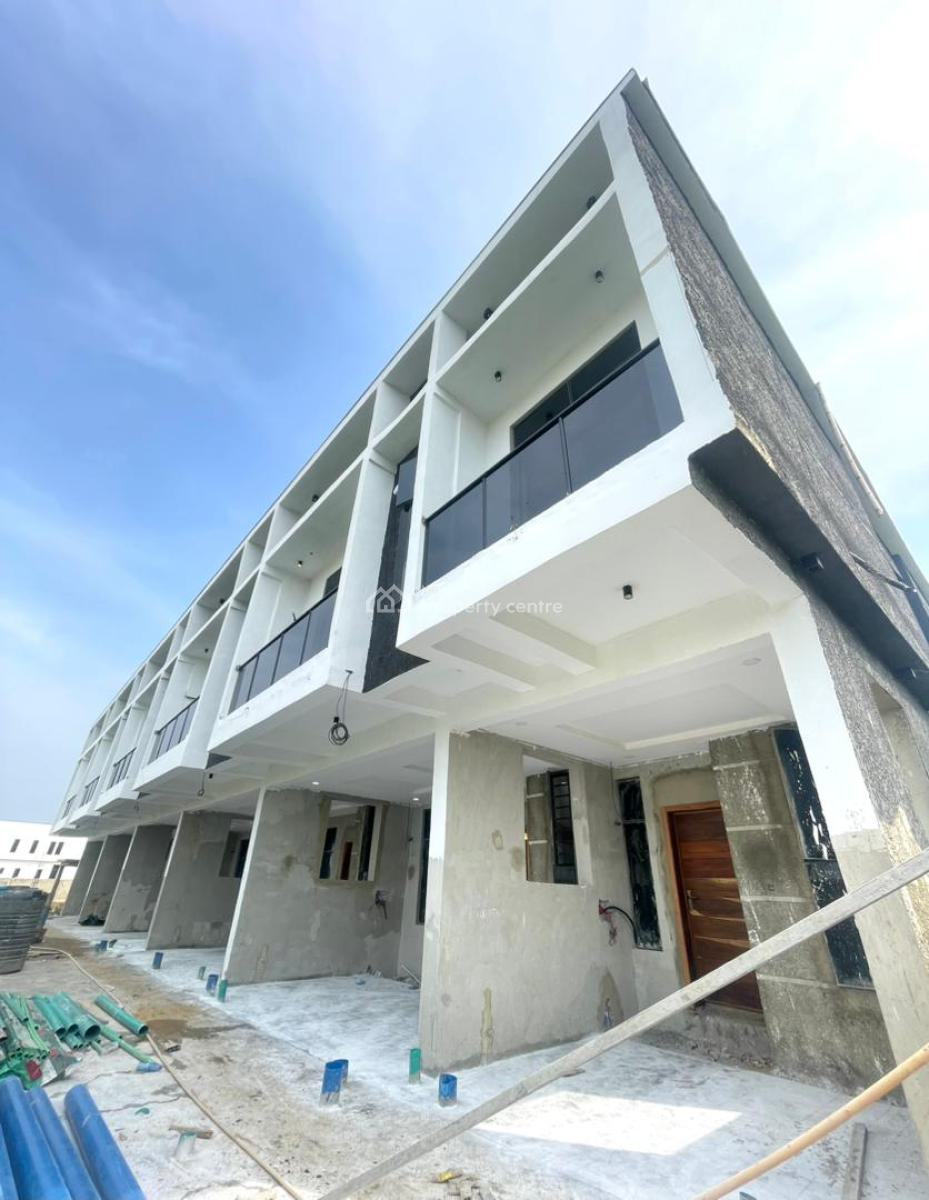 3 Bedroom Terrace Duplex with Solar Panel, Inverter and a Room Bq, Ajah, Lagos, Terraced Duplex for Sale