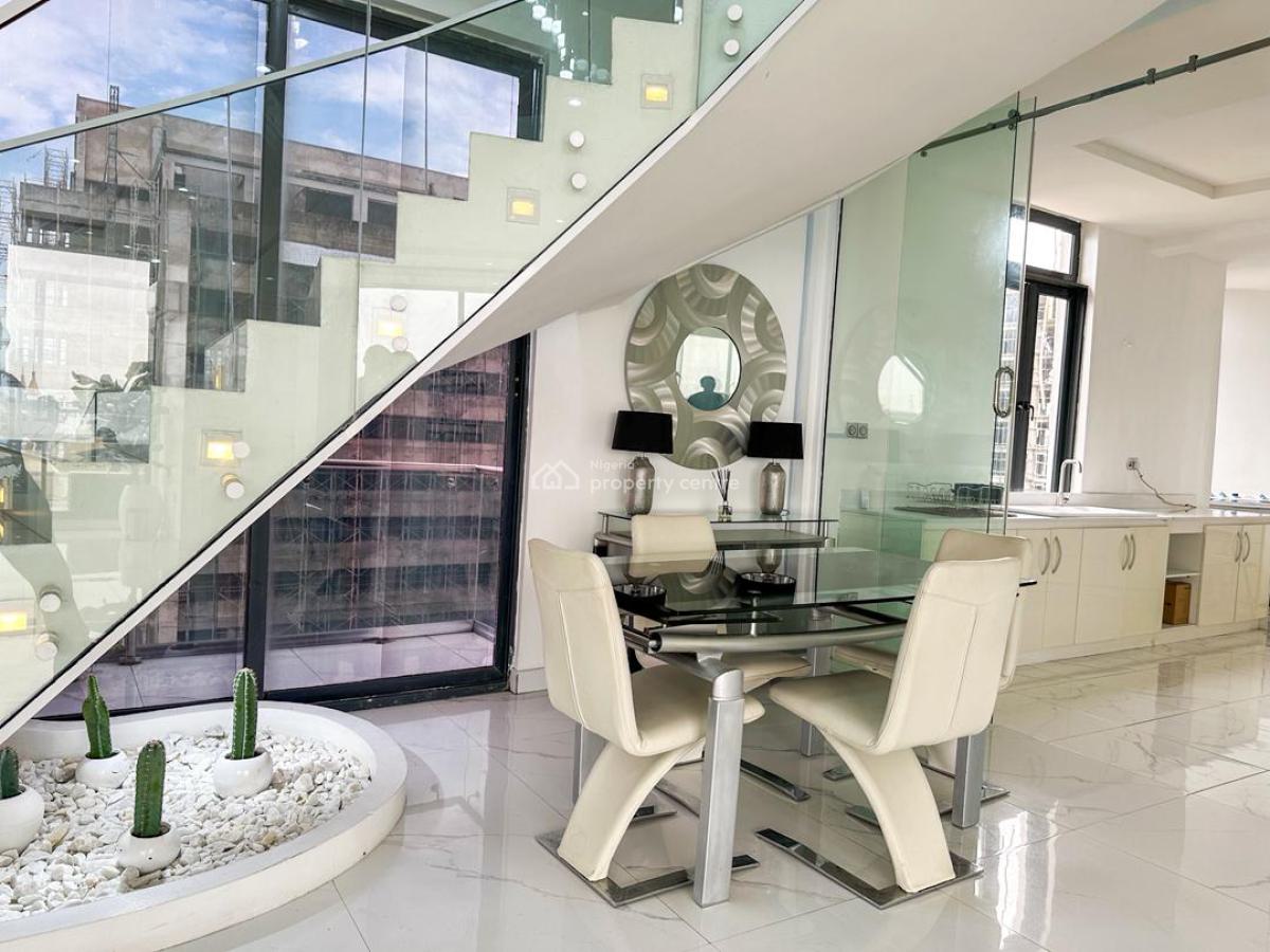 One of a Kind Furnished 3 Bedroom Penthouse with Pool & 24/7 Light, Lekki Phase 1, Lekki, Lagos, Flat / Apartment for Rent