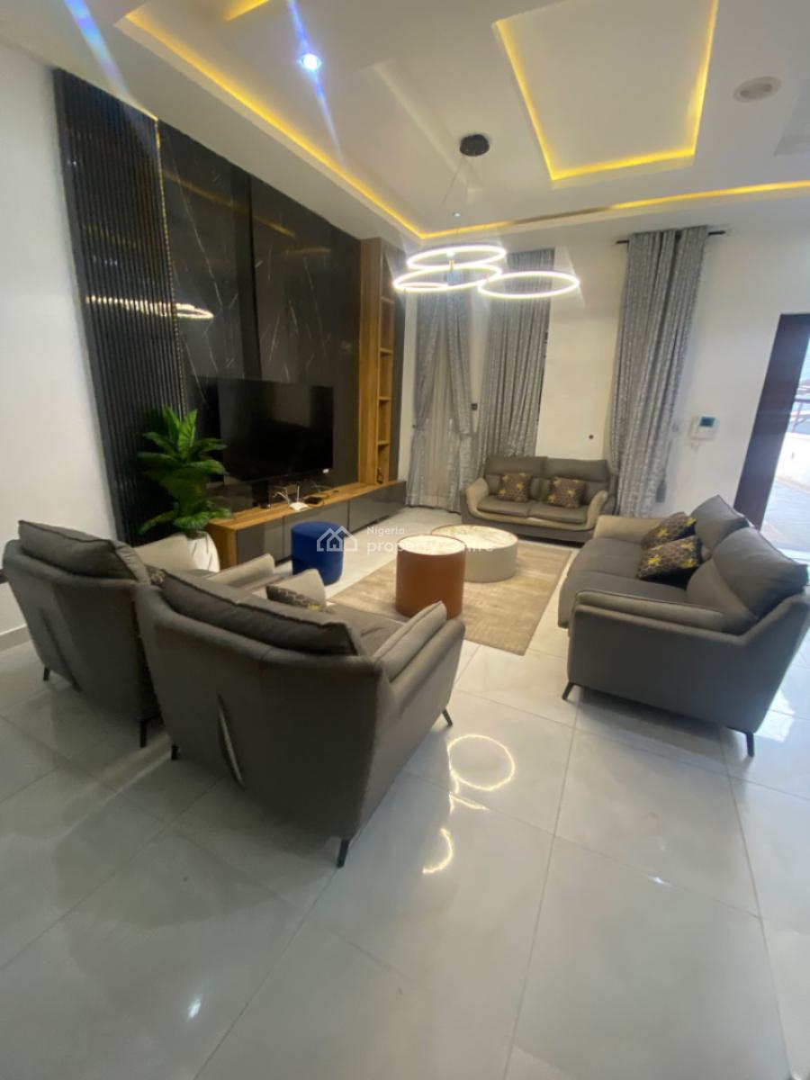 Not Furnished/ 4 Bedrooms Semi Detached Duplex with Bq, Orchid Road Lekki, Lekki Phase 2, Lekki, Lagos, Semi-detached Duplex for Rent