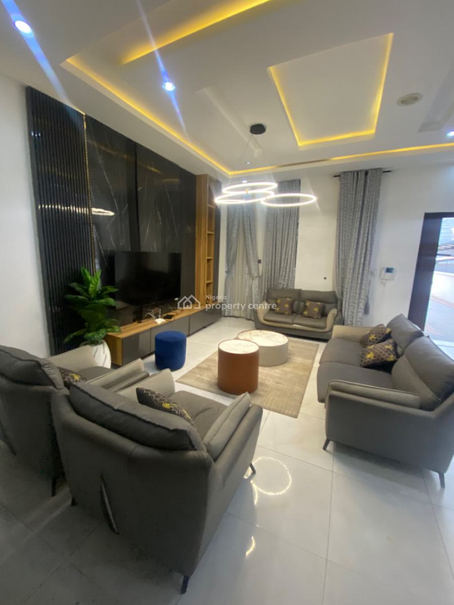 Not Furnished/ 4 Bedrooms Semi Detached Duplex with Bq, Orchid Road Lekki, Lekki Phase 2, Lekki, Lagos, Semi-detached Duplex for Rent