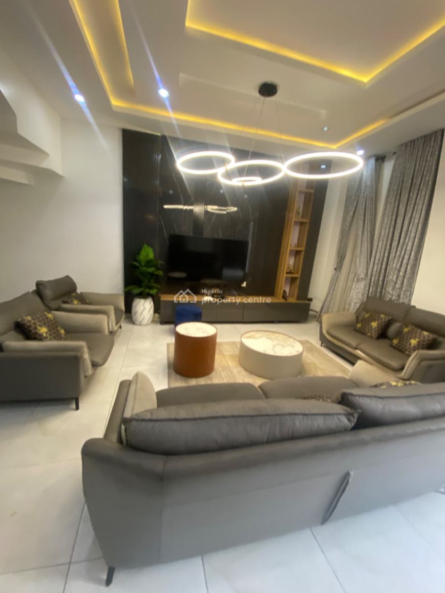 Not Furnished/ 4 Bedrooms Semi Detached Duplex with Bq, Orchid Road Lekki, Lekki Phase 2, Lekki, Lagos, Semi-detached Duplex for Rent