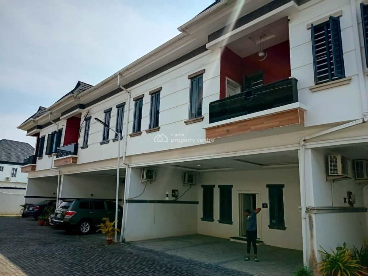 Fully Furnished  and Serviced 4bedroom Terrace Duplex, Conservation Road, Lekki, Lagos, Terraced Duplex for Rent