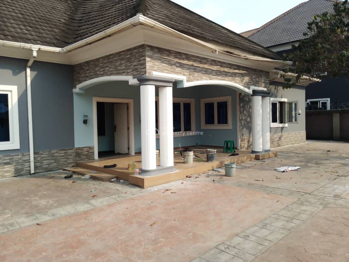 Standard and Spacious Four (4) Bedroom Detached Bungalow, Akpasak Estate, Uyo, Akwa Ibom, Detached Bungalow for Sale