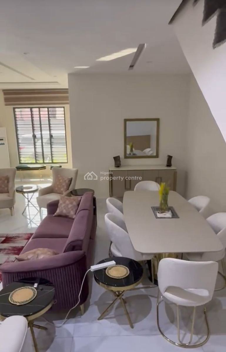 Fully Furnished 4 Bedroom Terrace House with a Maids Room, Lekki Phase 1, Lekki, Lagos, Terraced Duplex for Sale