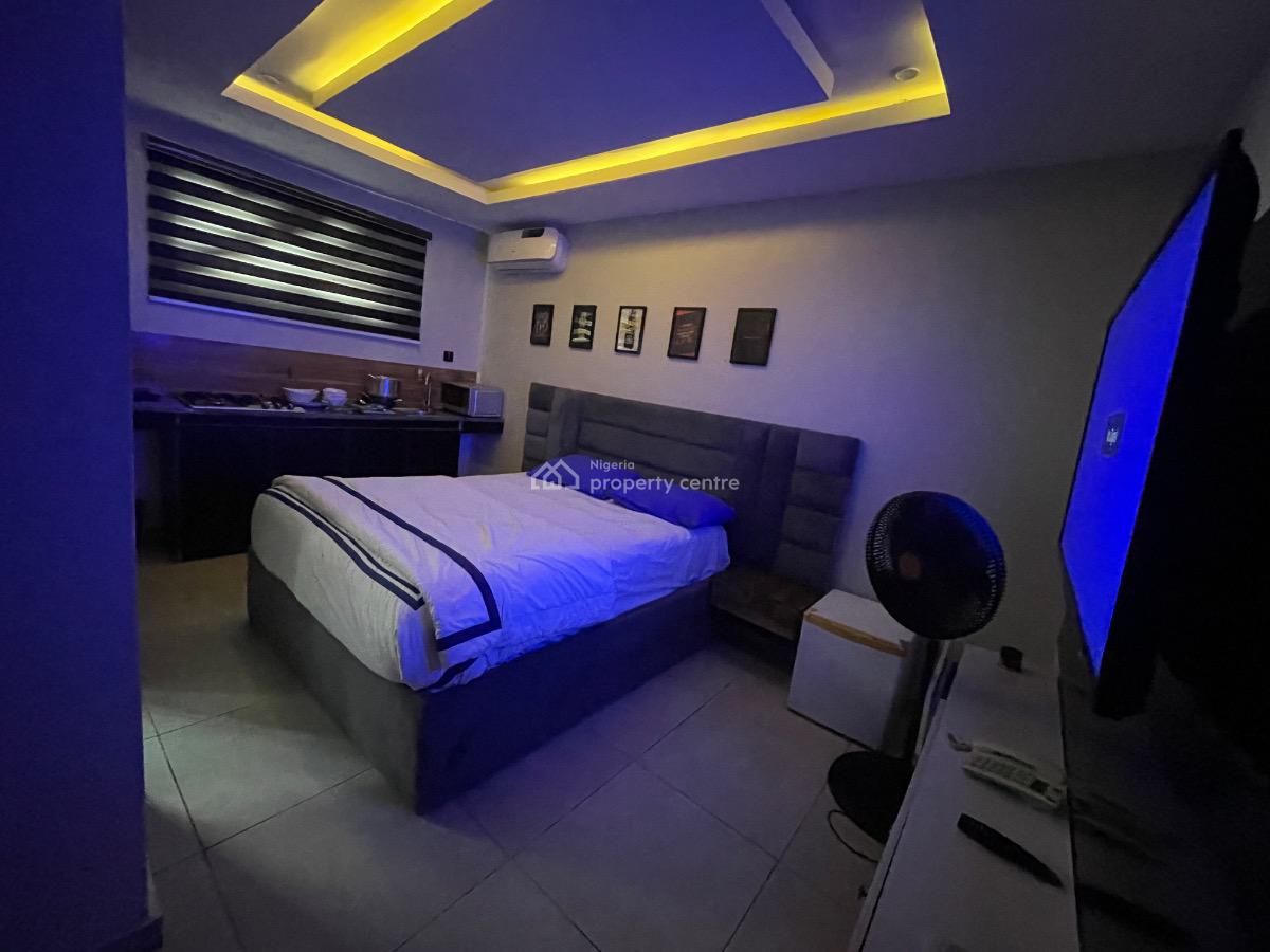 Private Serviced Studio Apartment, Chevron, Lekki, Lagos, Mini Flat (room and Parlour) Short Let