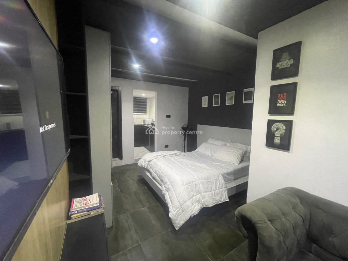 Private Serviced Studio Apartment, Chevron, Lekki, Lagos, Mini Flat (room and Parlour) Short Let