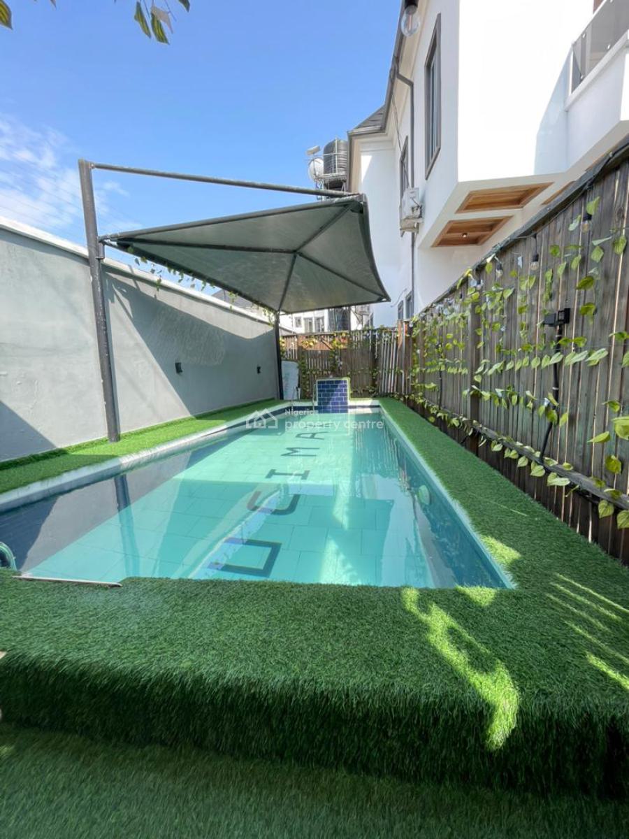Fully Furnished 4 Bedroom Detached Duplex with Pool and Bq, Ikota, Lekki, Lagos, Detached Duplex for Sale