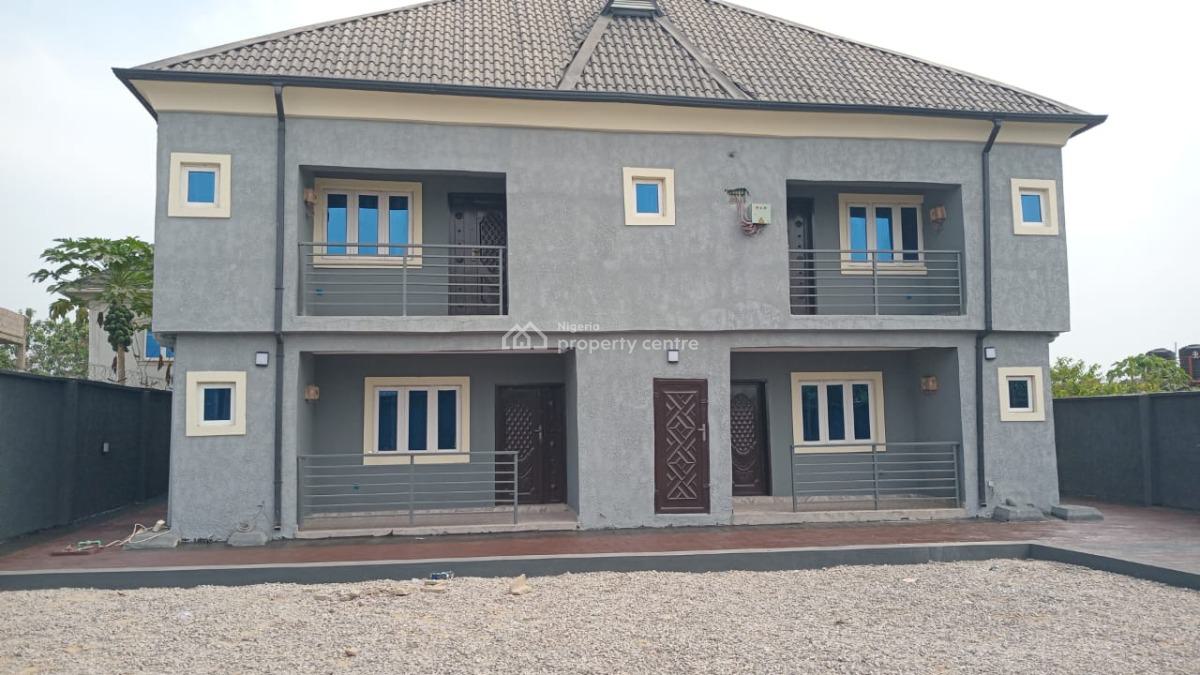 Newly Built 4 Units of 2 Bedroom Flat with 4 Lock Up Shops Infront, Epe, Lagos, Block of Flats for Sale