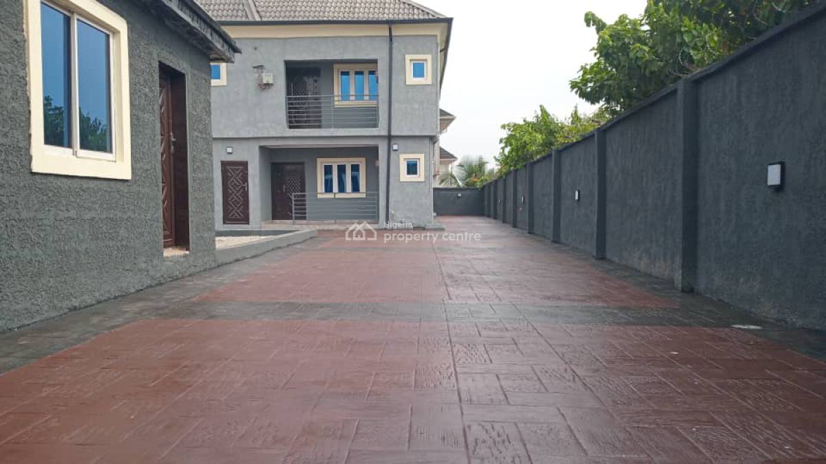 Newly Built 4 Units of 2 Bedroom Flat with 4 Lock Up Shops Infront, Epe, Lagos, Block of Flats for Sale