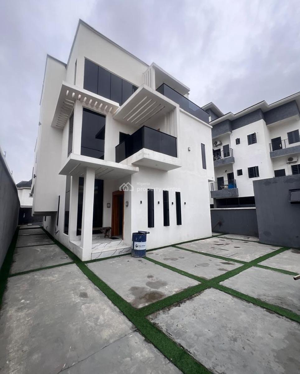 5 Bedroom Fully Detached Duplex with Bq, Chevron, Lekki, Lagos, Detached Duplex for Sale