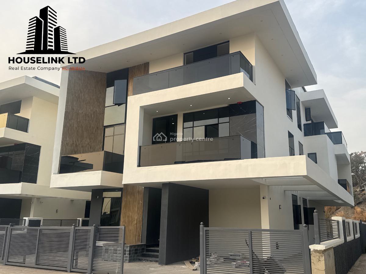 a Lovely Built 6 Bedroom Contemporary Duplex with Swimming Pool, Guzape Diplomatic Zone Abuja, Guzape District, Abuja, Detached Duplex for Sale