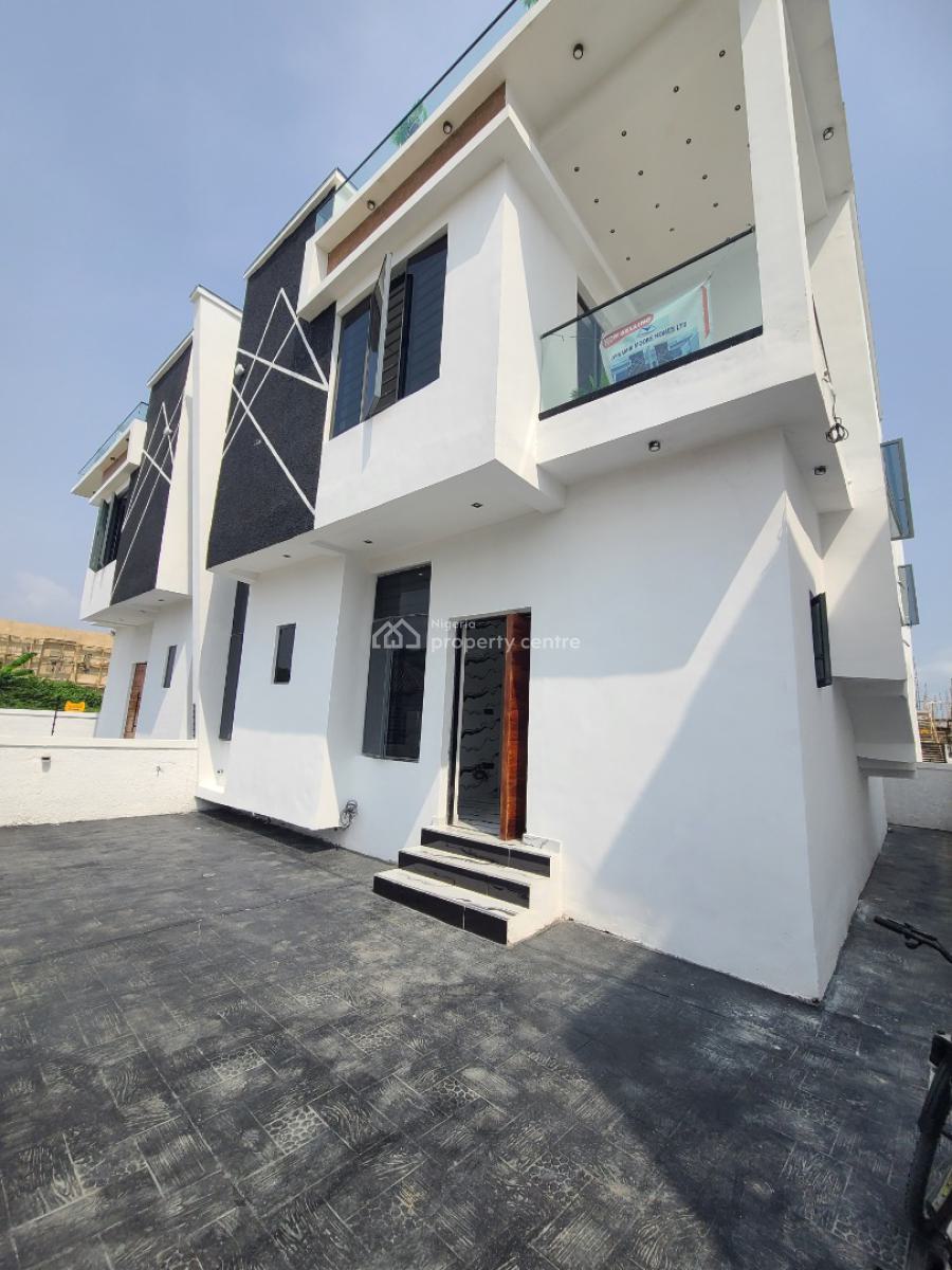 4bedroom Duplex with a Boys Quarter, Atlantic Layout Estate  By Abraham Adesanya, Ajah, Lagos, Semi-detached Duplex for Sale