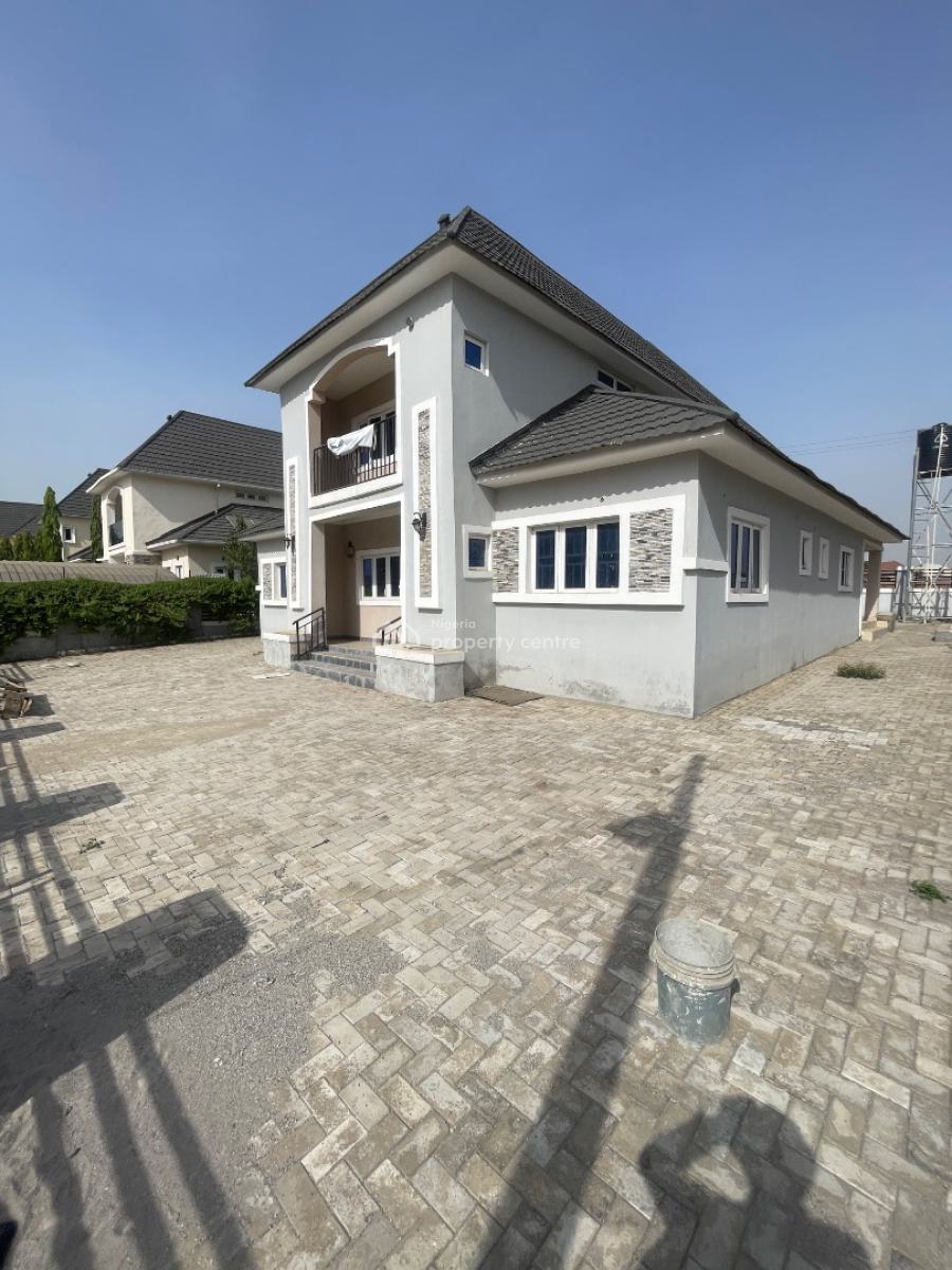 Luxury 5 Bedroom Fully Detached Duplex with 2 Units of Bq, River Park Estate, Kiami, Lugbe District, Abuja, Detached Duplex for Rent