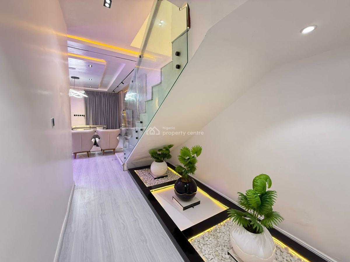 4 Bedroom Fully Furnished Self Compound Semi Detached with Inverter, Idado, Lekki, Lagos, Semi-detached Duplex for Sale