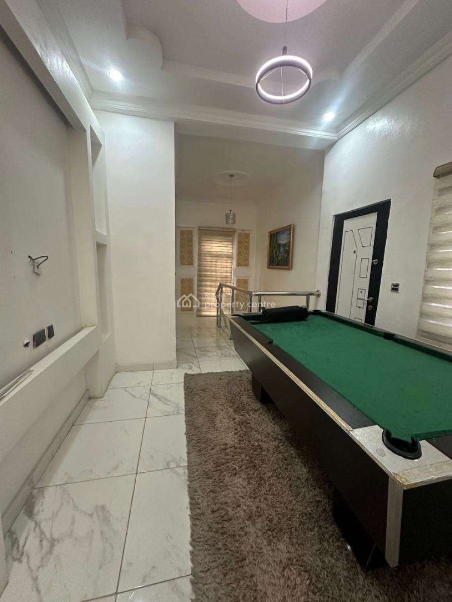 Fully Furnished 4 Bedroom Semi Detached Duplex + Bq, Inverter, Osapa, Lekki, Lagos, Semi-detached Duplex for Rent