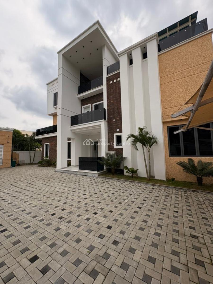 8 Bedroom Automated Mansion with a Bq,elevator and a Pool, Wuse 2, Abuja, Detached Duplex for Sale