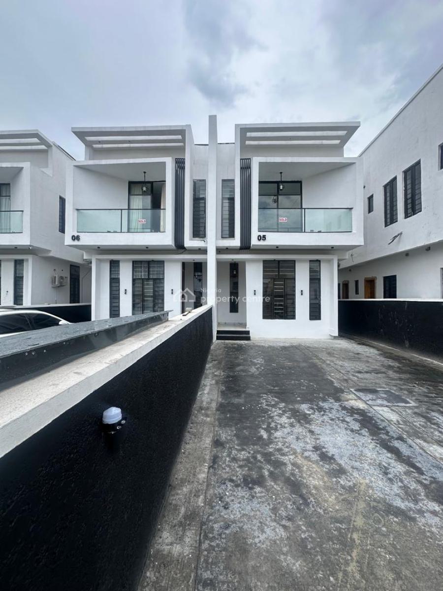 Newly Built 4 Bedroom Semi Detached Duplex with Bq, Idado, Lekki, Lagos, Semi-detached Duplex for Sale