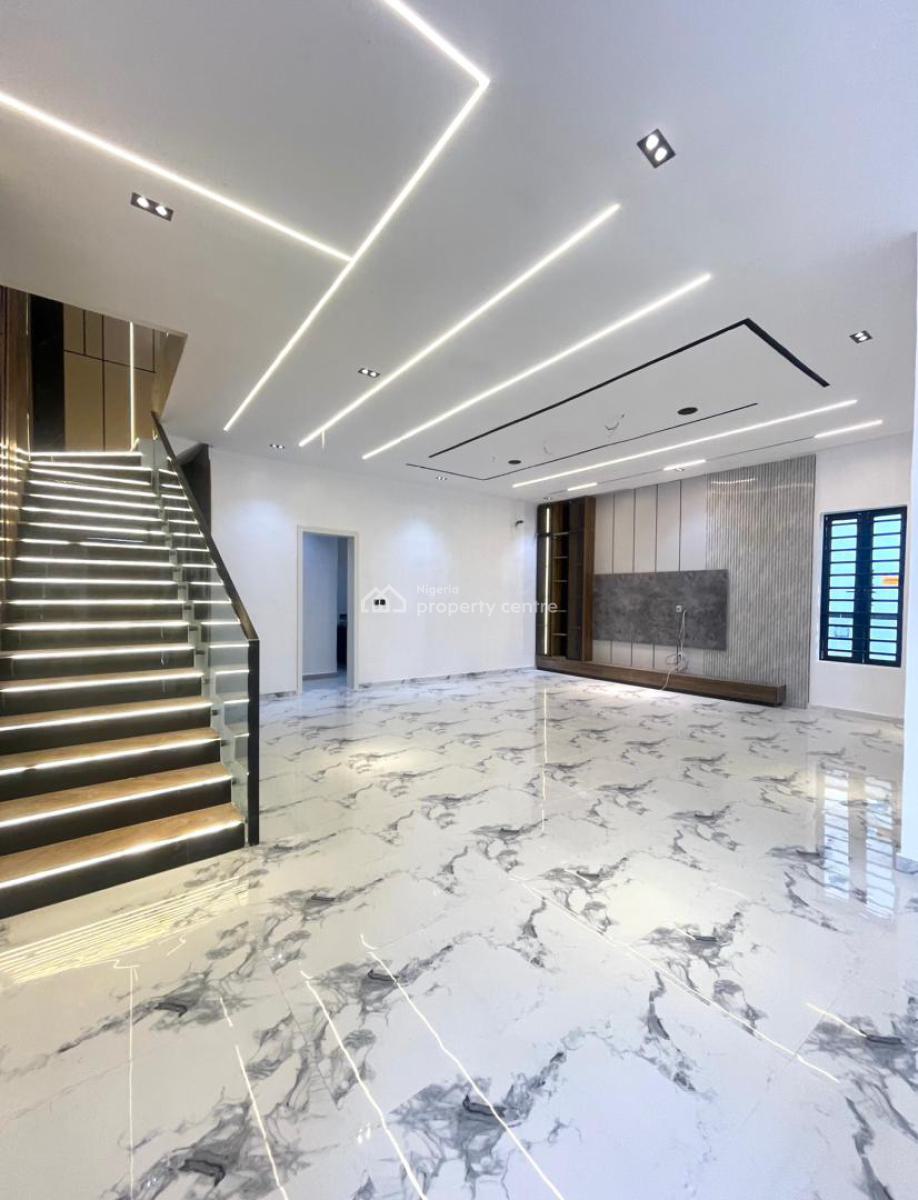 5 Bedroom Fully Detached Duplex with Staircase Led Light, Ajah, Lagos, Detached Duplex for Sale