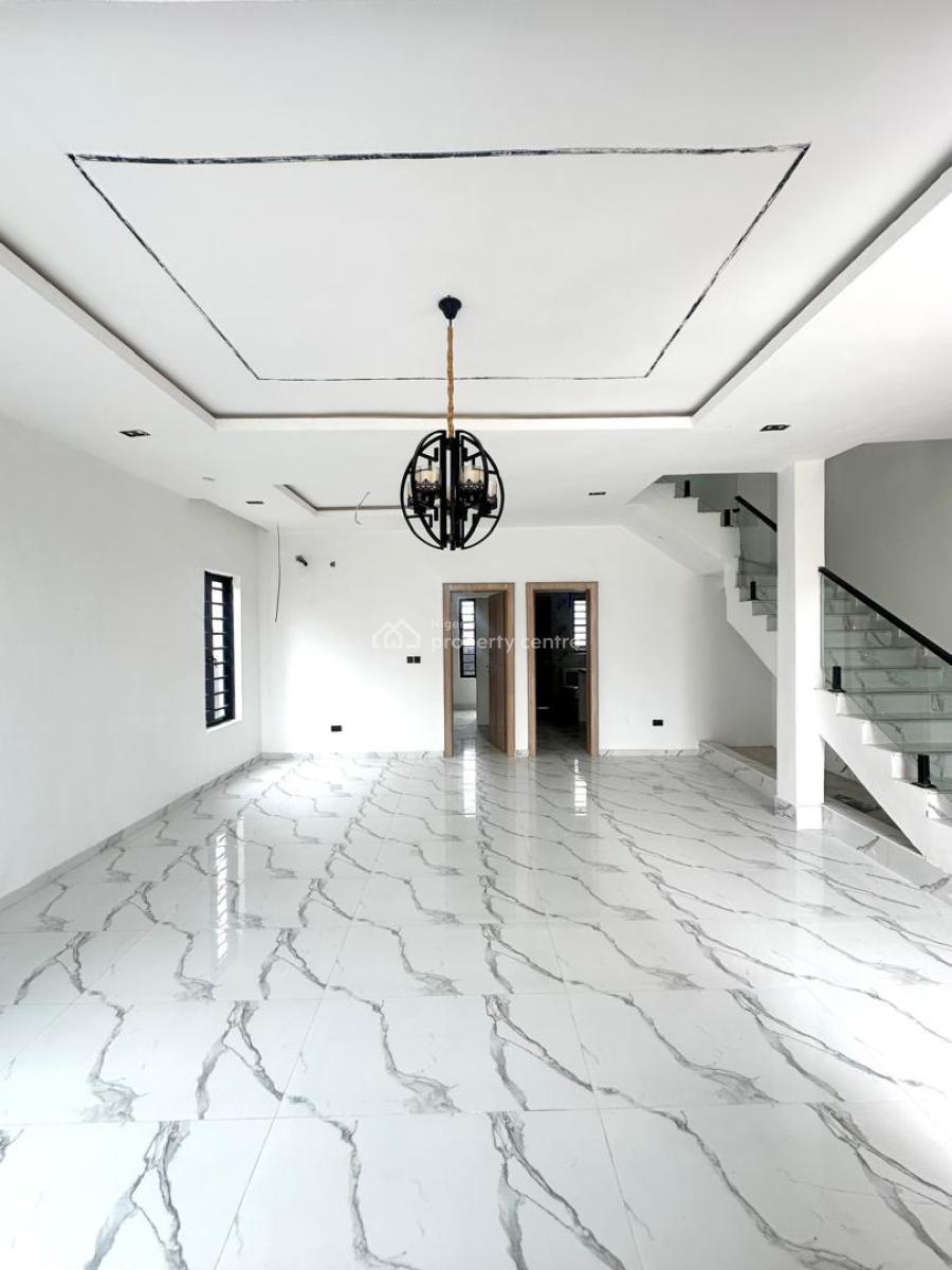 Contemporary 4 Bedroom Terrace Duplex with Bq, Osapa, Lekki, Lagos, Terraced Duplex for Sale
