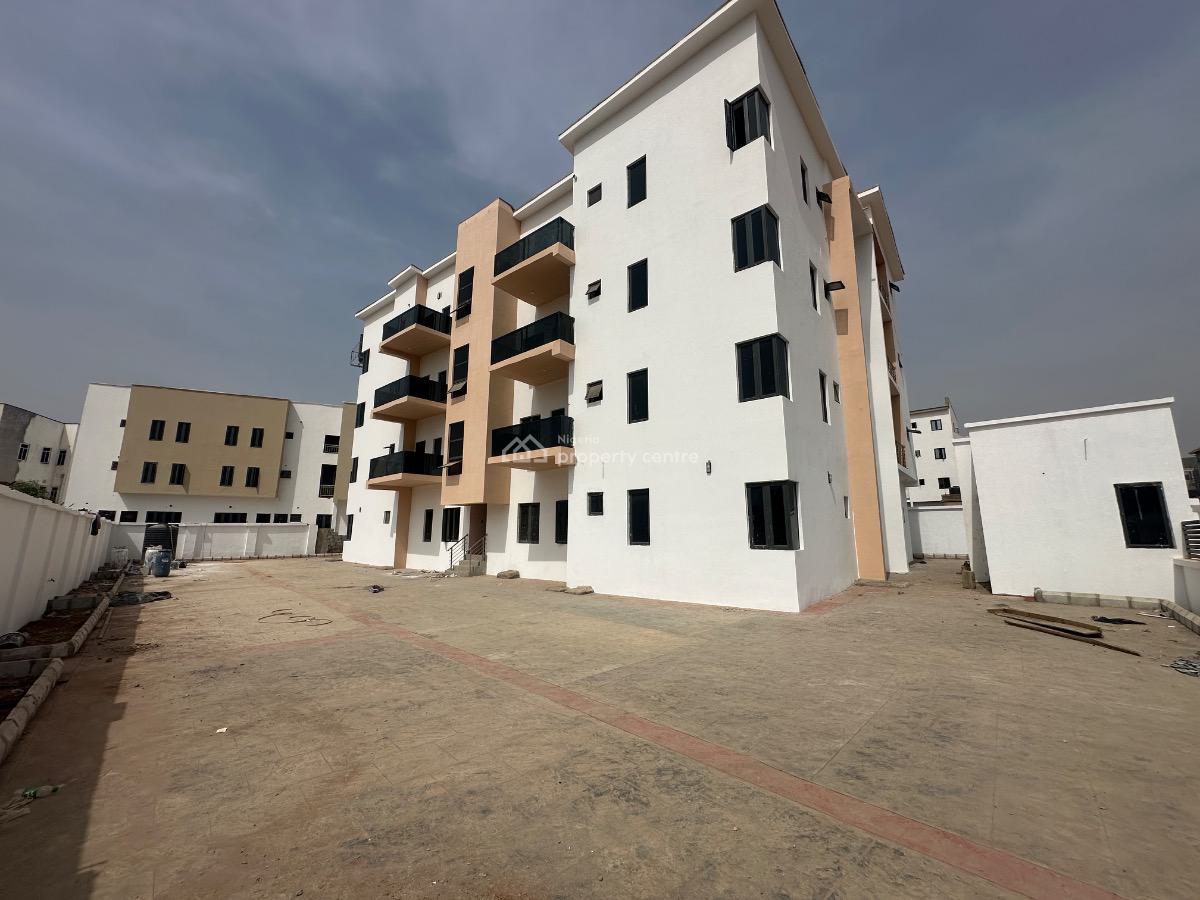 Newly Built 3 Bedroom Apartment with Bq, Jahi, Abuja, Block of Flats for Sale