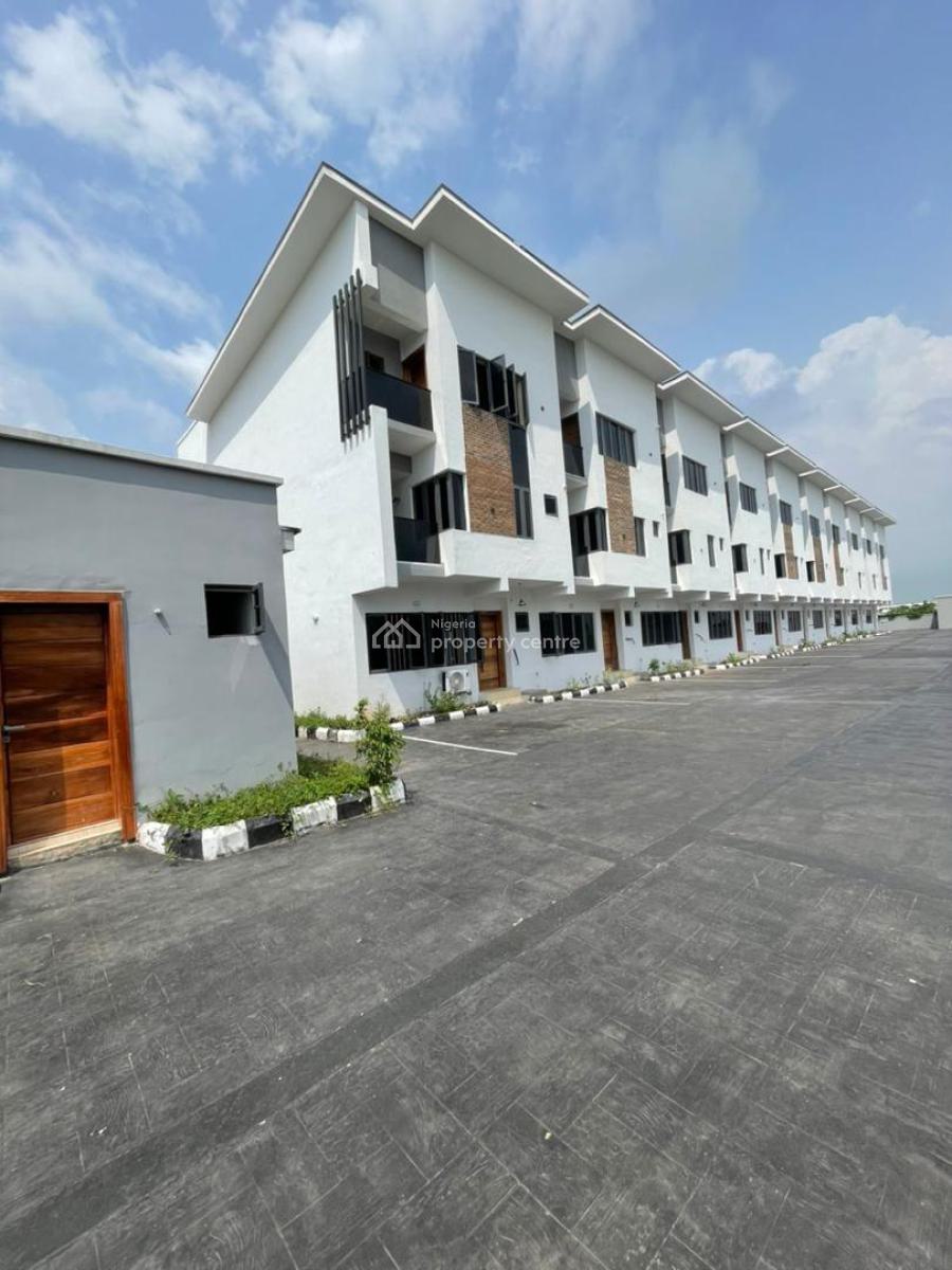 4 Bedroom Terrace Apartment with a Bq, Swimming Pool, Lekki Phase 1, Lekki, Lagos, Terraced Duplex for Rent