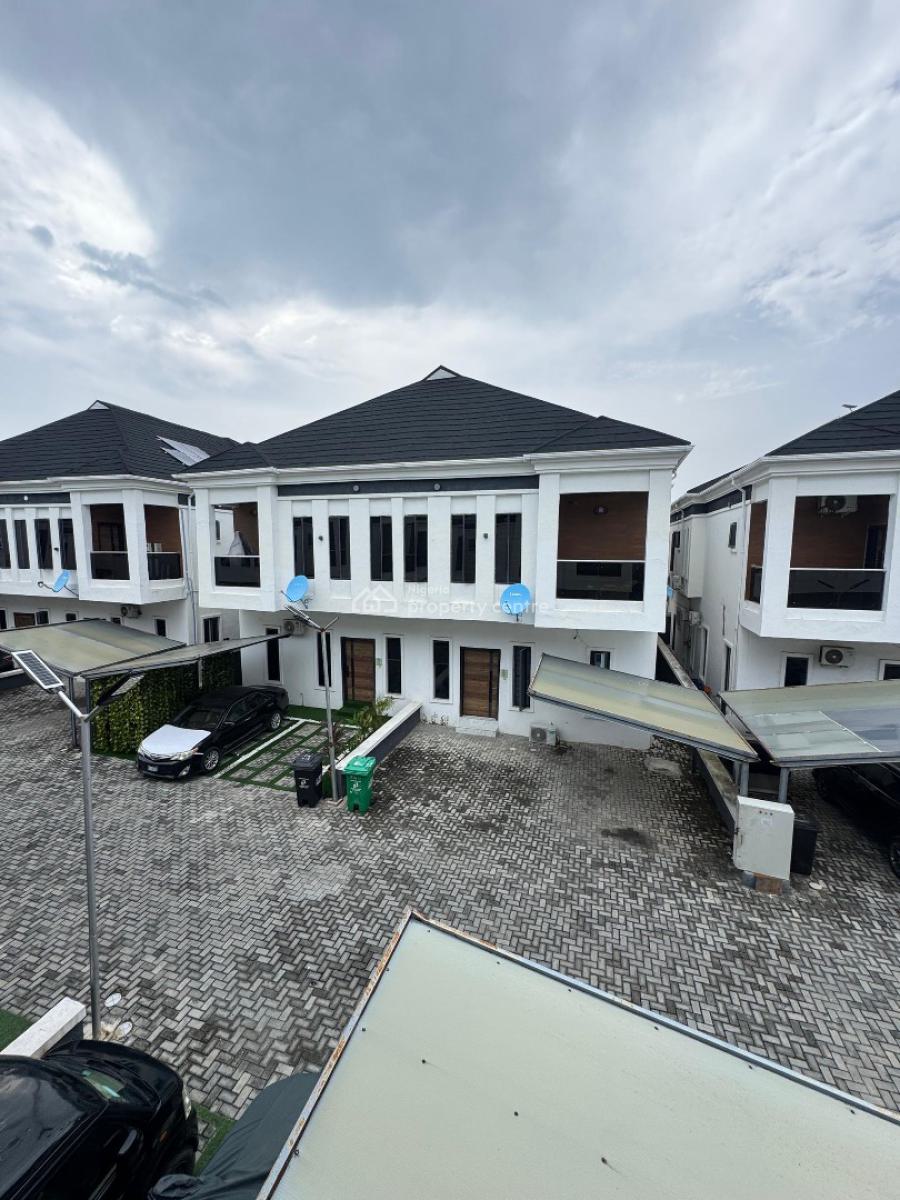 Beautiful 4 Bedroom Semi Detached Duplex with Pool and Bq, Chevron Toll Gate, Lekki, Lagos, Semi-detached Duplex for Rent