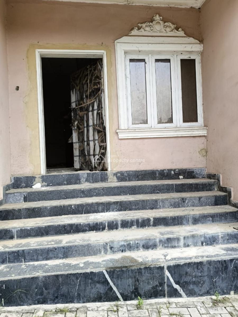 4 Bedroom Terrace Duplex with a Bq, Internal Carcass, Silas Iloh, Guzape District, Abuja, Terraced Duplex for Sale