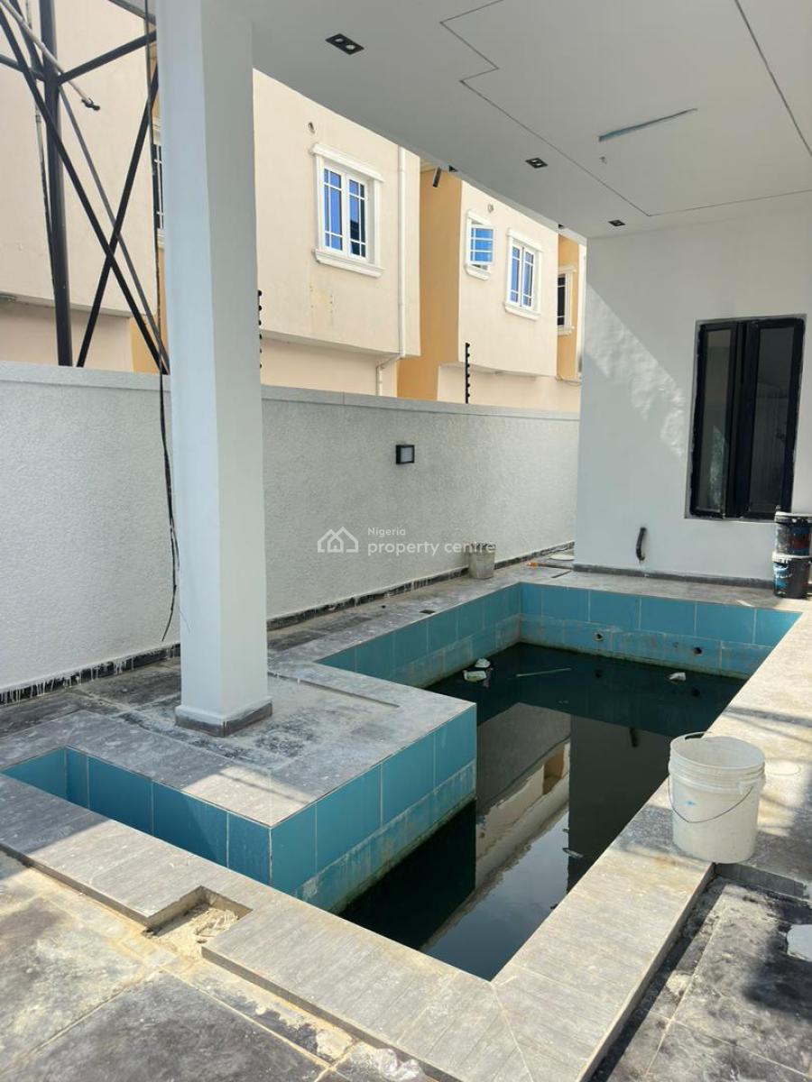 Spacious Luxury 5 Bedroom Detached Duplex with a Swimming Pool and Bq, Ikota, Lekki, Lagos, Detached Duplex for Sale
