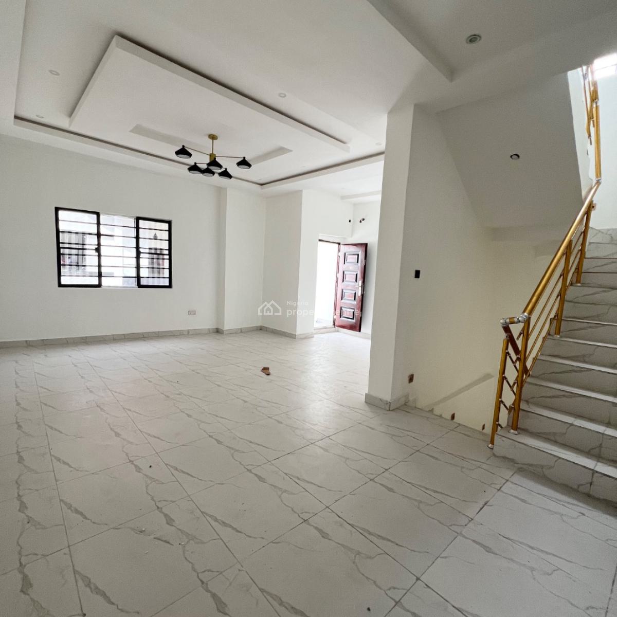 Brand New 4 Bedroom & Bq Terrace Duplex & Swimming Pool & Gym, The Pantheon Bridge Estate, Opposite Cooplag Gardens Estate, Orchid, Ikota, Lekki, Lagos, Terraced Duplex for Rent