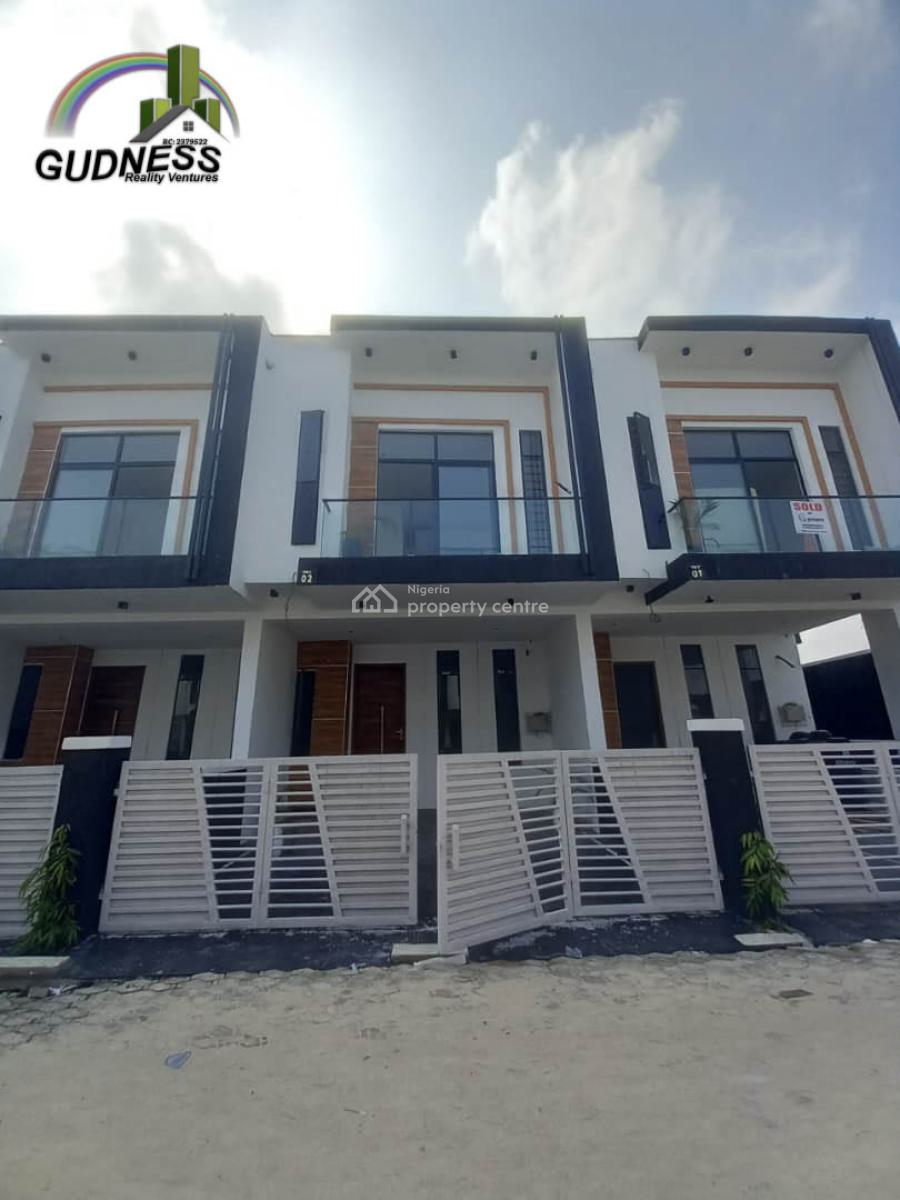 Newly Built 4 Bedroom Terrace Duplex, Ikota, Lekki, Lagos, Terraced Duplex for Sale