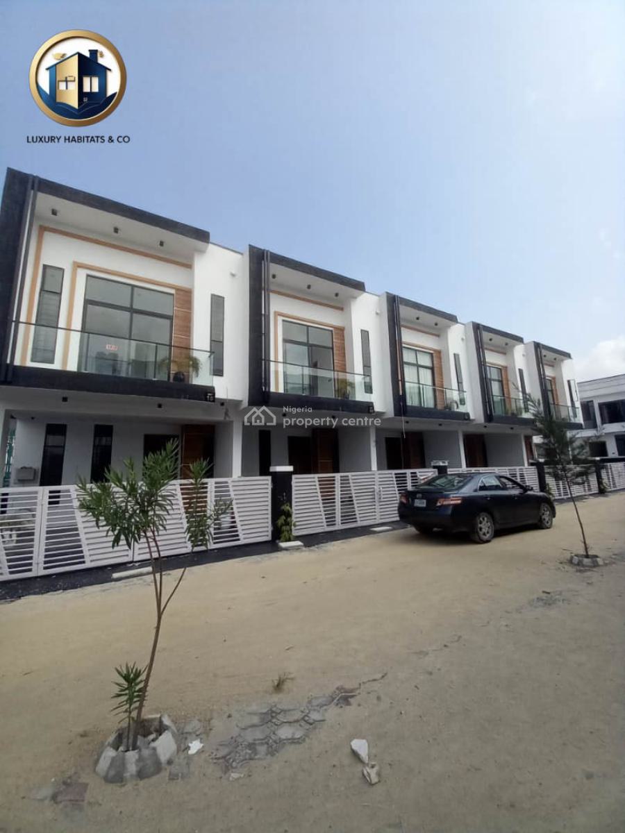 Newly Built 4 Bedroom Terrace Duplex, Ikota, Lekki, Lagos, Terraced Duplex for Sale