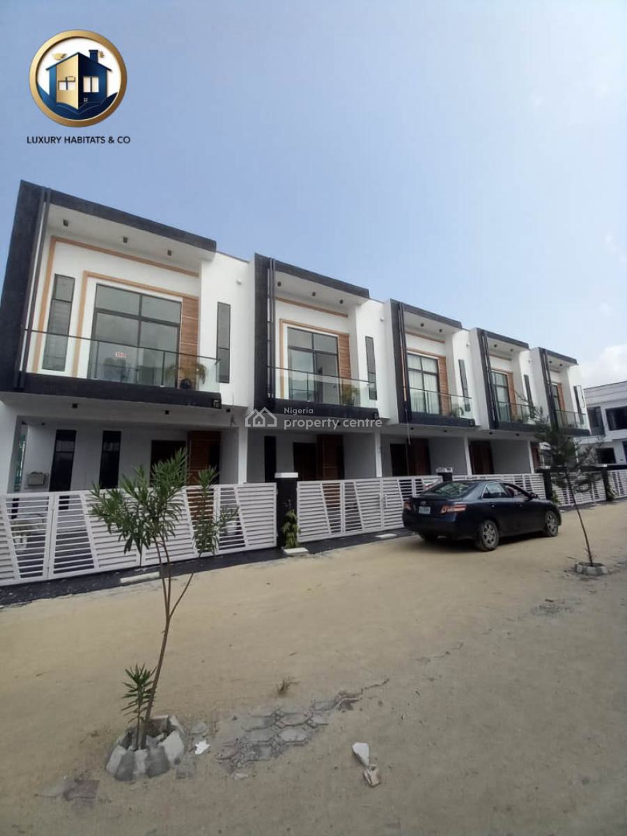 Newly Built 4 Bedroom Terrace Duplex, Ikota, Lekki, Lagos, Terraced Duplex for Sale