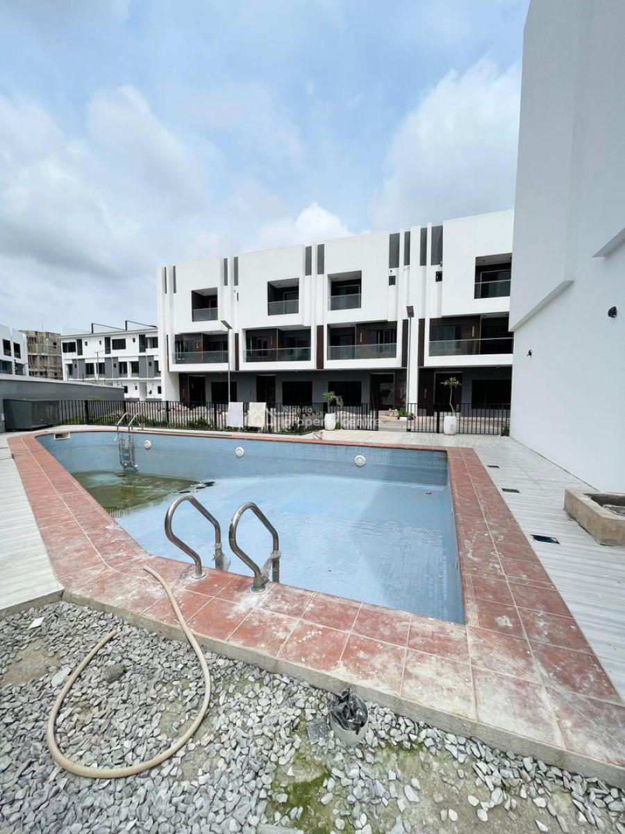 Luxurious 4 Bedroom Terraced Duplex + Bq with Excellent Facilities, Lekki Phase 1, Lekki, Lagos, Terraced Duplex for Sale