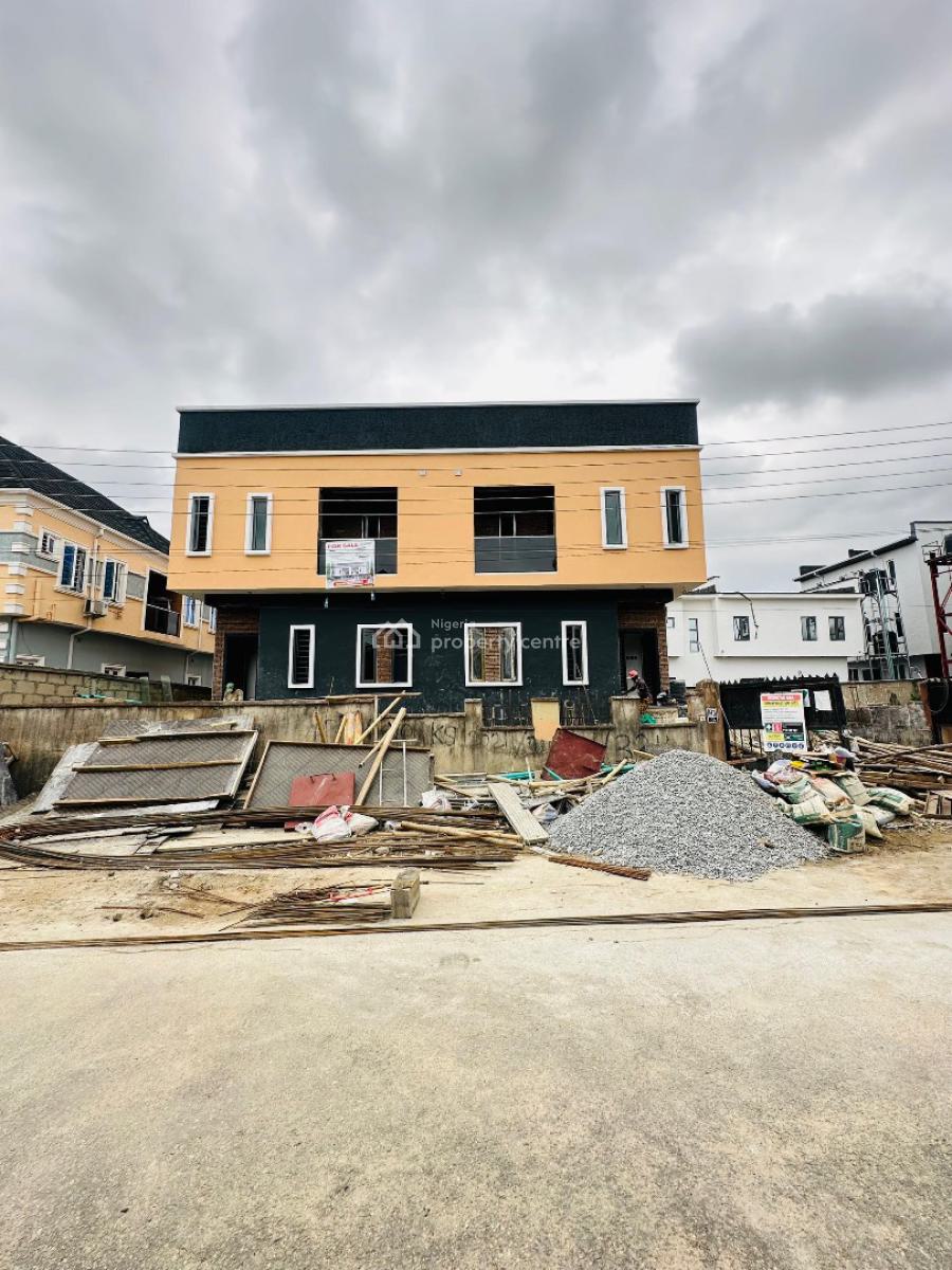 Newly Built 4 Bedroom Semi Detached Duplex with Bq, Gbagada, Lagos, Semi-detached Duplex for Sale