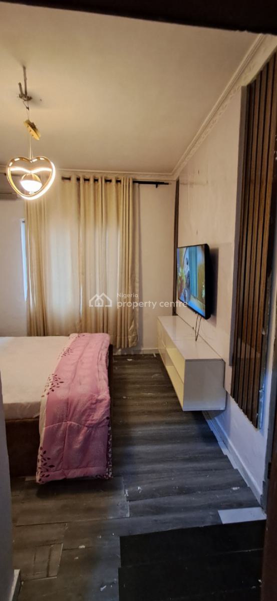 Furnished 2 Rooms, Ademola Eletu Canal West, Osapa, Lekki, Lagos, Mini Flat (room and Parlour) for Rent