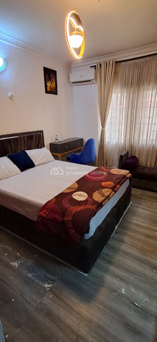 Furnished 2 Rooms, Ademola Eletu Canal West, Osapa, Lekki, Lagos, Mini Flat (room and Parlour) for Rent