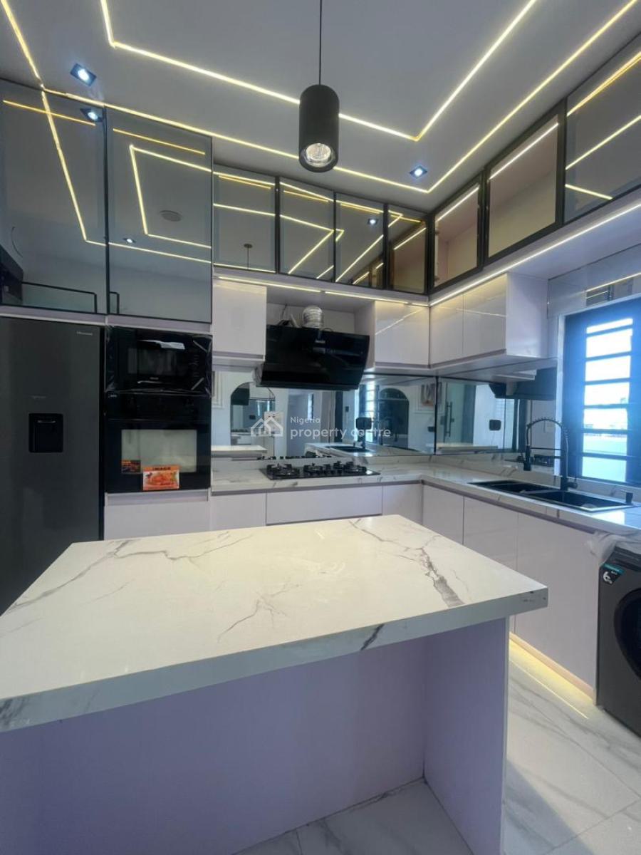 4 Bedroom Semi Detached Duplex with Staircase Led Light, Tv Consoles, Ajah, Lagos, Semi-detached Duplex for Sale