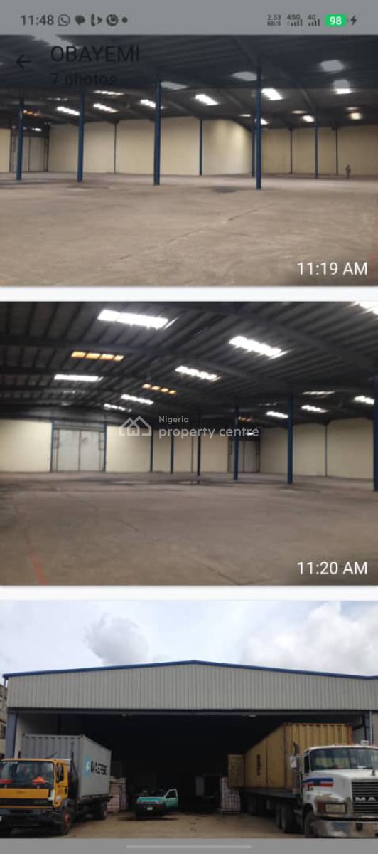 Industrial Warehouse, Kirikiri Industrial, Kirikiri, Apapa, Lagos, Warehouse for Rent