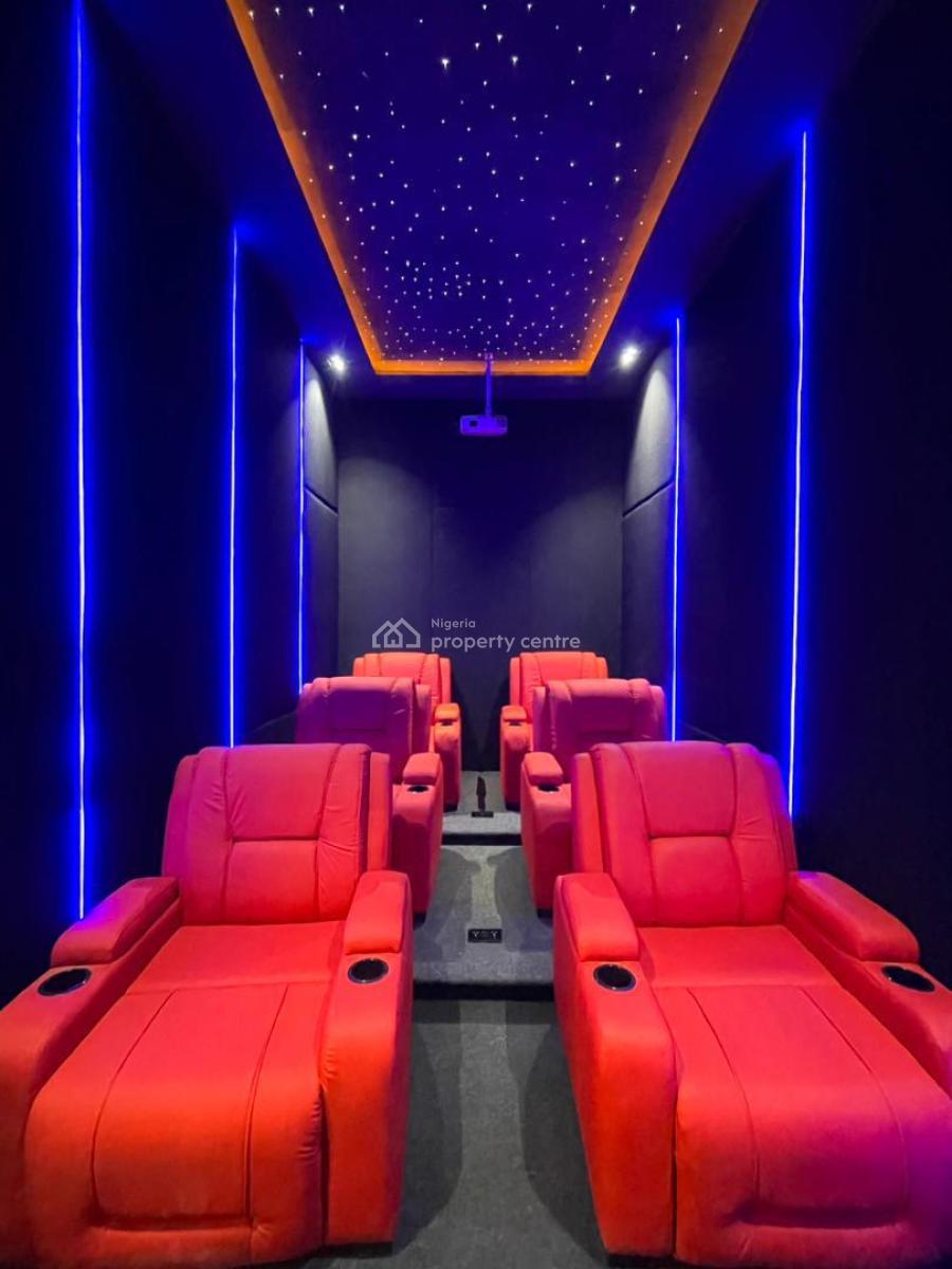 Smart Fully Detached Duplex Contemporary Style with Cinema, Chevron Tollgate, Lekki Phase 1, Lekki, Lagos, Detached Duplex for Sale