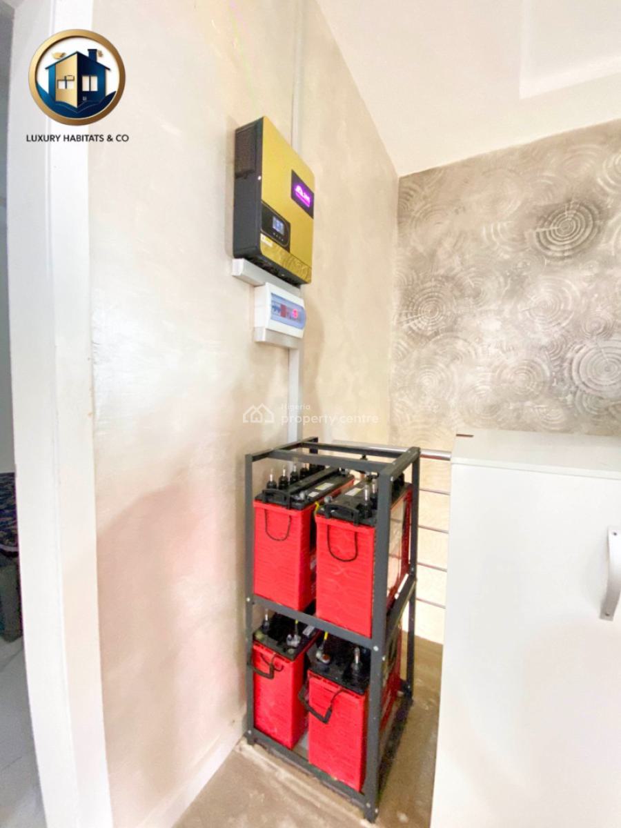 4 Bedroom Terrace Duplex with 10 Solar Panels & 4 Batteries, Ikota, Lekki, Lagos, Terraced Duplex for Rent