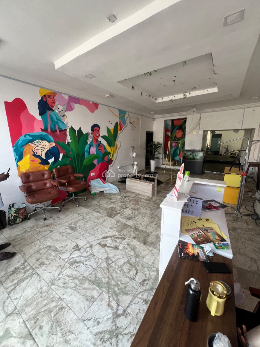 Ground Floor Shop / Commercial Space Facing a Major Commercial Road, Lekki Phase 1, Lekki, Lagos, Commercial Property for Rent