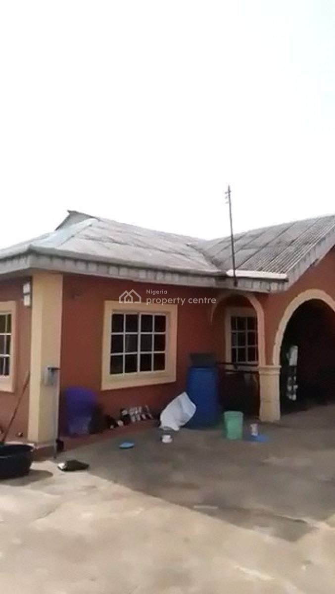 Well Developed 3 Bedroom Bungalow on Full Plot of Land, Abiola Farm Estate, Ayobo, Lagos, Detached Bungalow for Sale