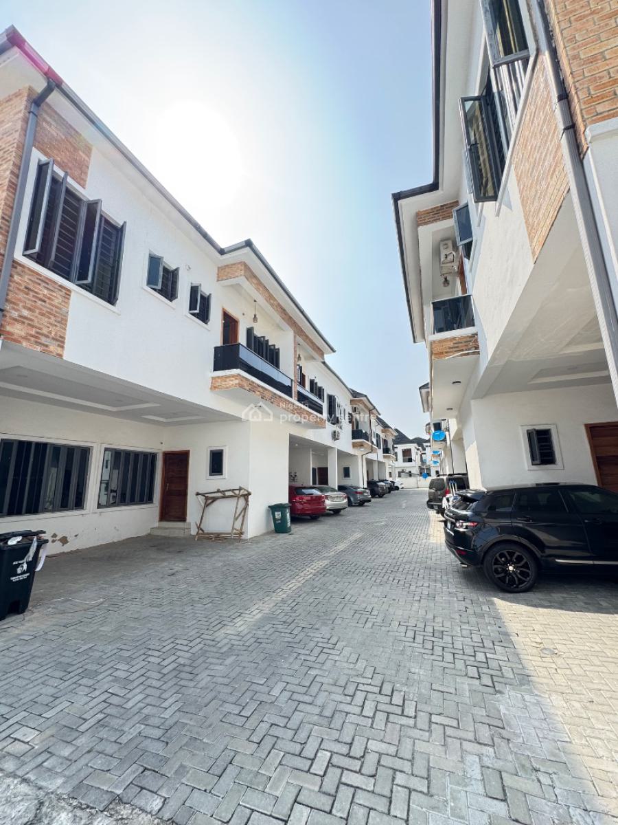 Luxurious 3 Bedroom Duplex Terrace Very Spacious with Pool Gym Playground, Orchid Road, Lekki, Lagos, Terraced Duplex for Rent