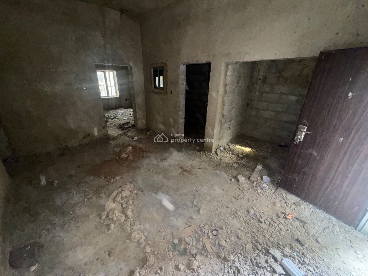 Standard 5 Bedroom Seme Detached Duplex with Bq (semi Finish), Diplomatic Zone, Guzape District, Abuja, Semi-detached Duplex for Sale